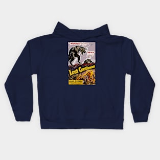 Classic Science Fiction Movie Poster - Lost Continent Kids Hoodie